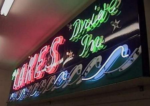 Lakes Drive-In Theatre - Ebay Auction Image (newer photo)